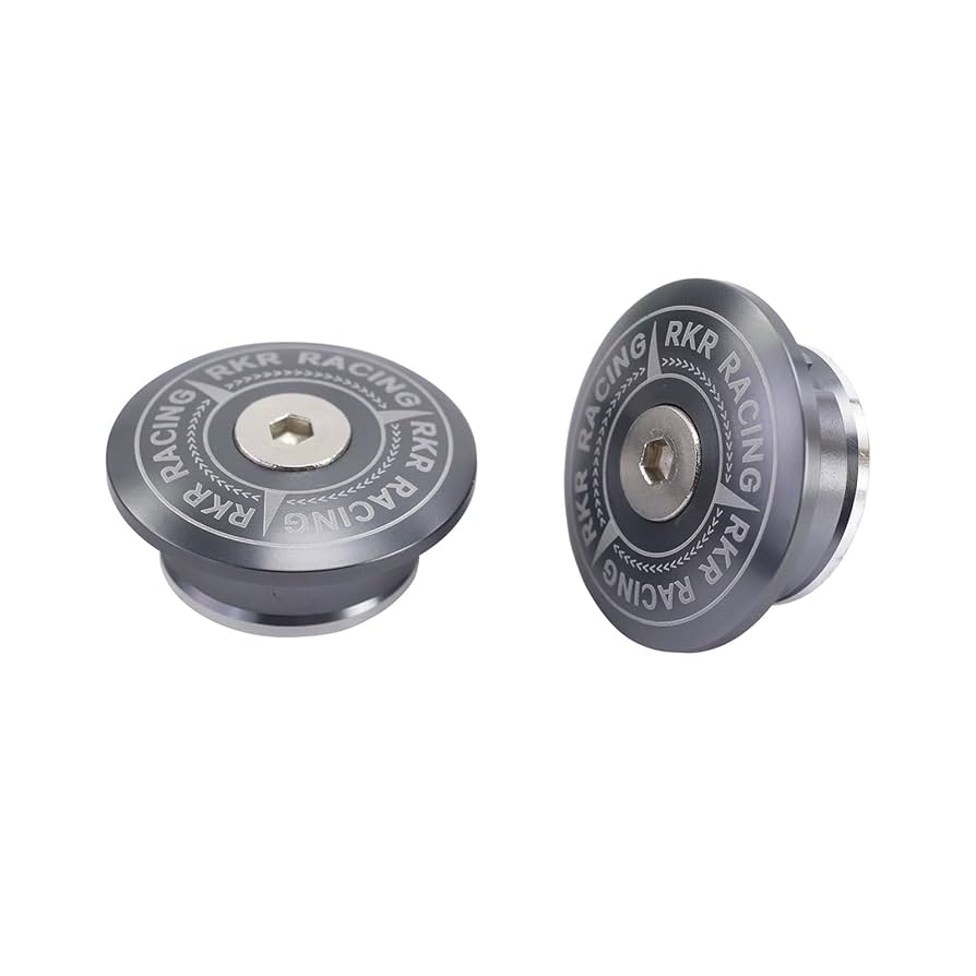 Amazon.co.jp: オートバイフレームホールキャップ CNCアルミ