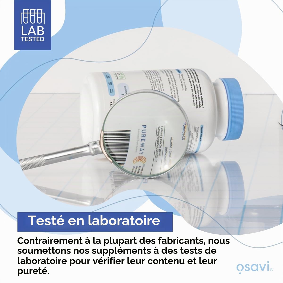 Osavi Colostrum 1200 mg - 100 g de poudre | Colostrum bovin riche en immunoglobulines G pour le soutien du système immunitaire | Renforce les défenses naturelles et améliore l'immunité