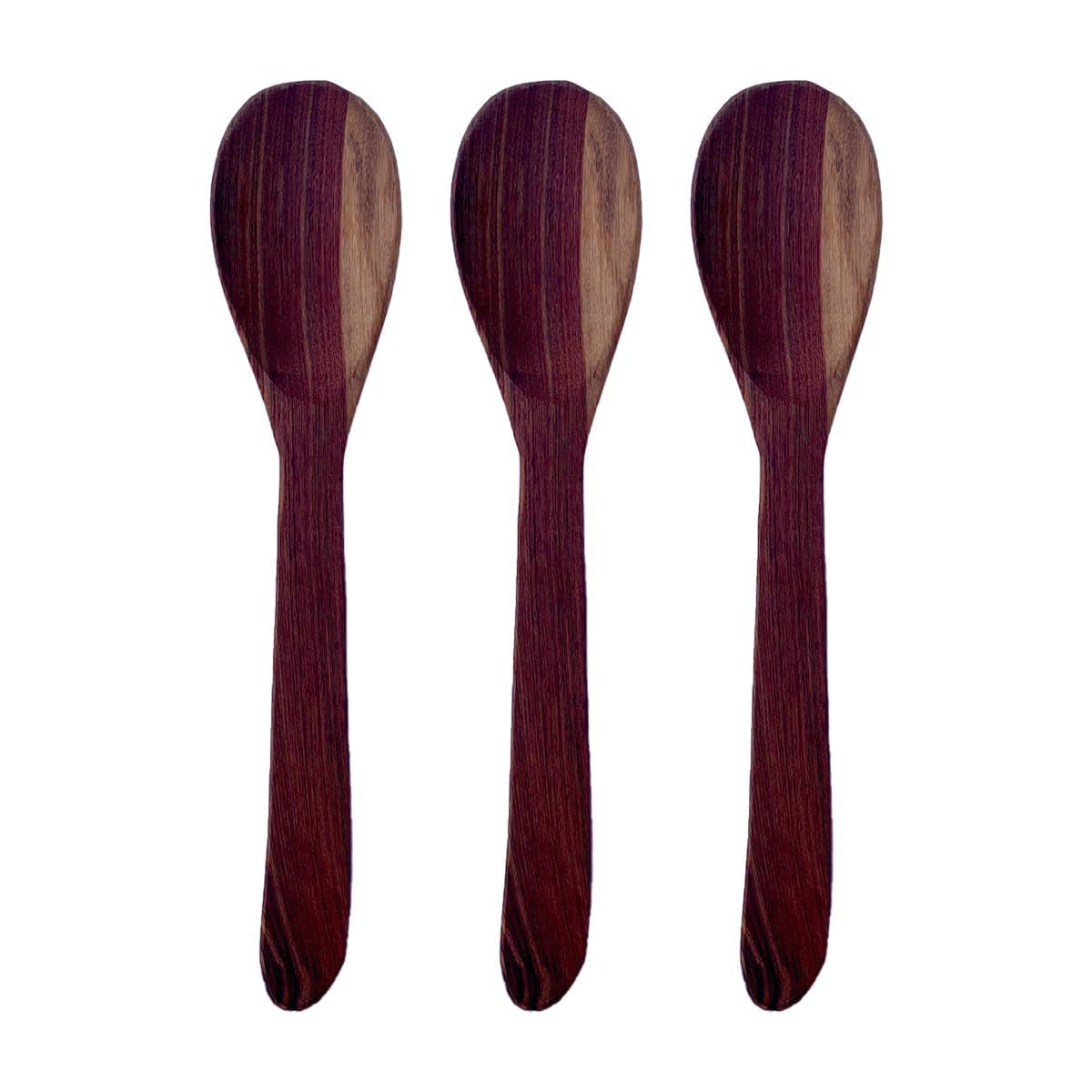 Kit 3 colher de pau para arroz grande 28CM em madeira maciça