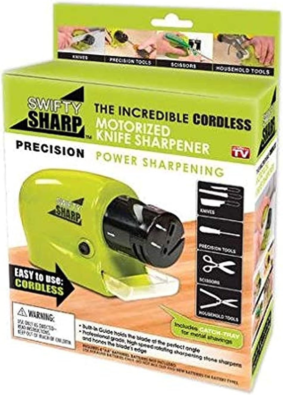 Swifty SharpCordless Motorized Knife Sharpener
