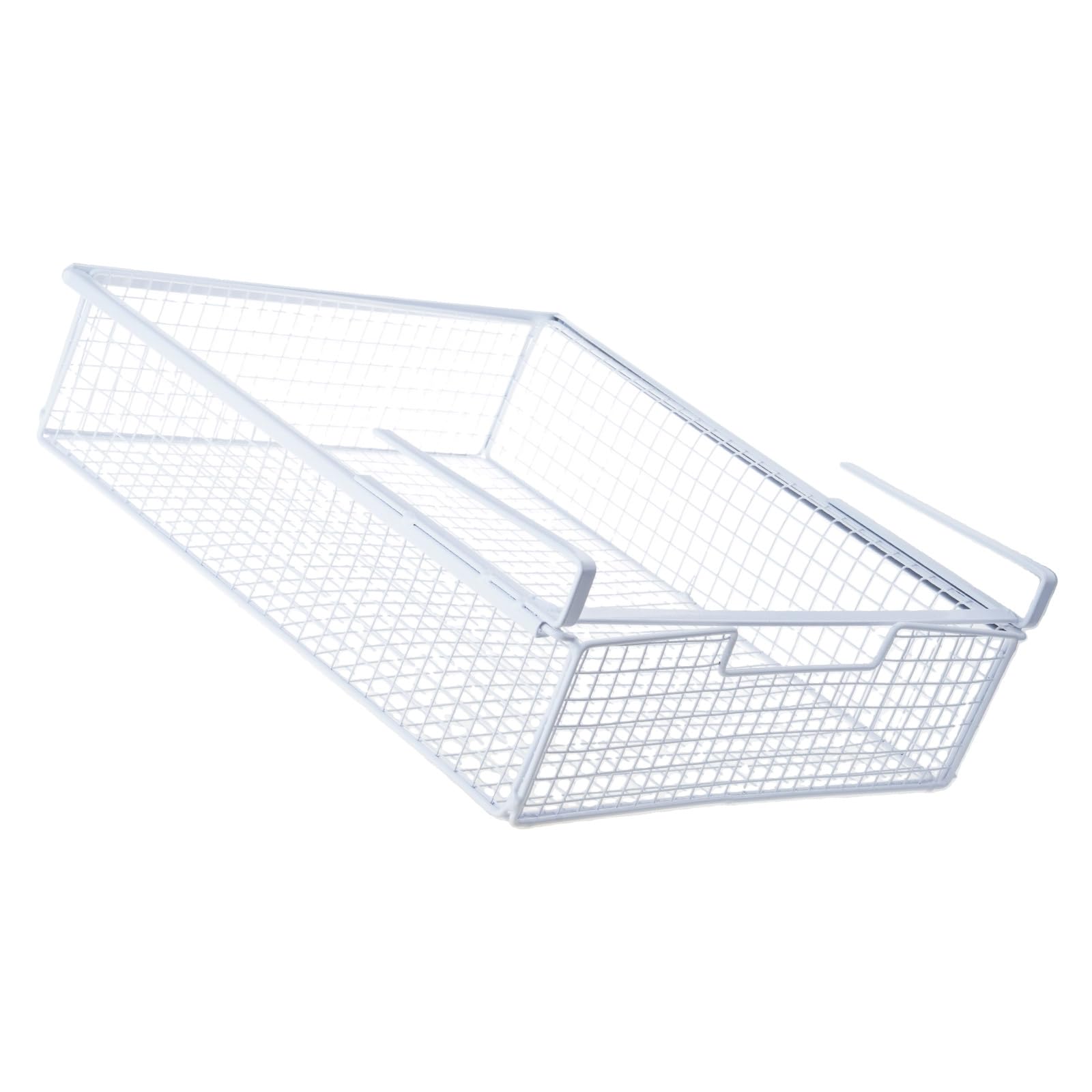 Xuancai Clothing Pull Out Basket Cabinet Organizing Bin Hanging Pullout Drawer Under Shelf Storage Basket Multifunctional Rust Resistant Closet Storage Solution