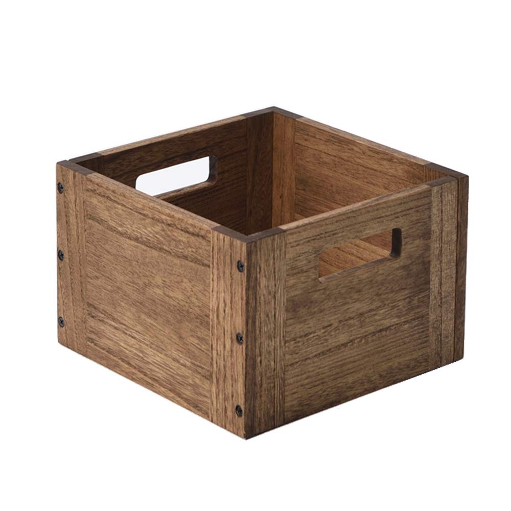 Buy Kirigen Stackable Wood Storage Cube/Basket/Bins Organizer for Home