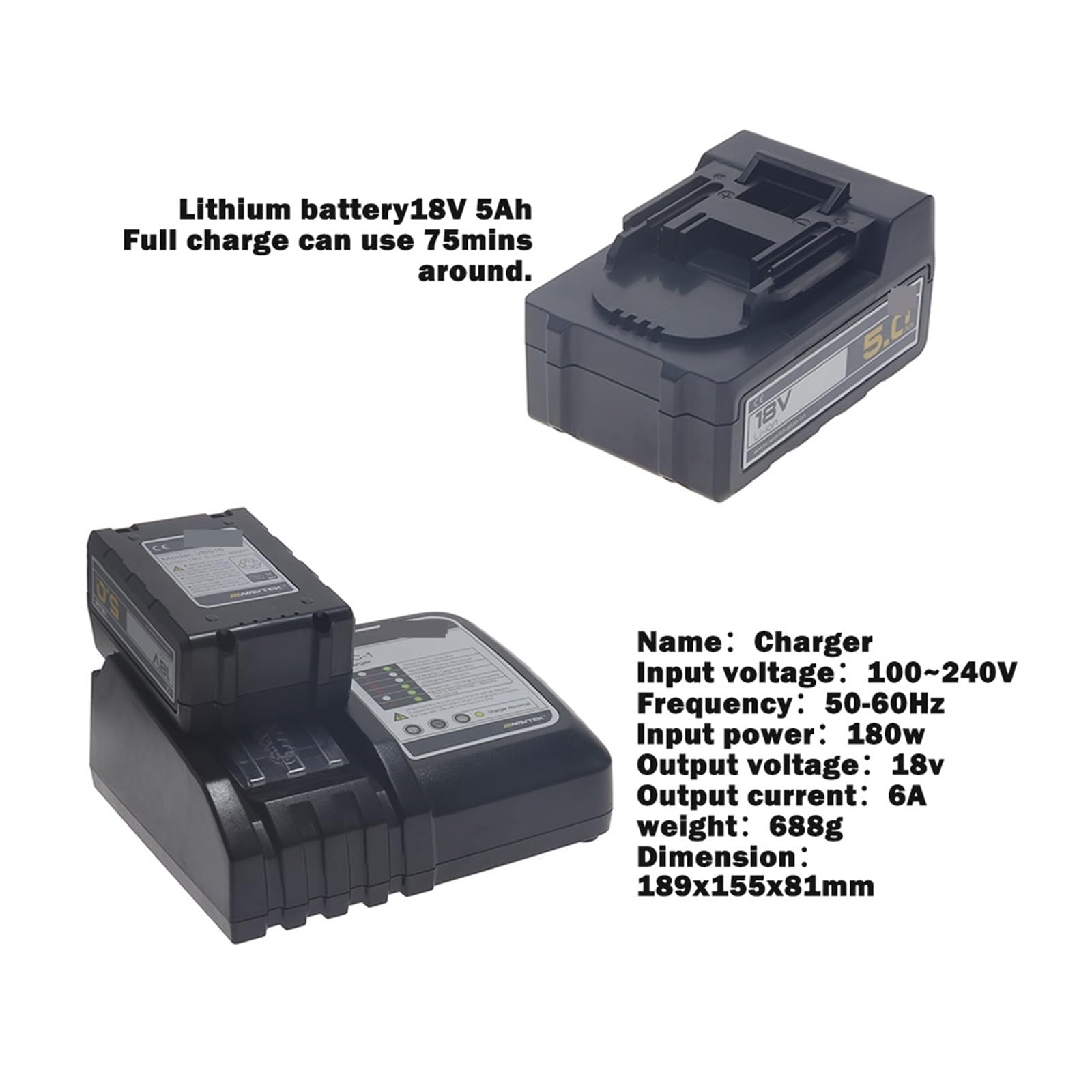 Set pompa a vuoto, Pompa for vuoto a batteria al litio Silenziosa piccola VRP-2DLi VRP-2SLI Ricarica mini pompa for vuoto senza spazzole CC a doppio stadio da 1 litro per HVAC Aria condizionata Refrig