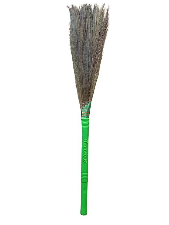 Chunmun Broom CBMZ11 Mizoram Natural Grass, Floor Broom Length 43