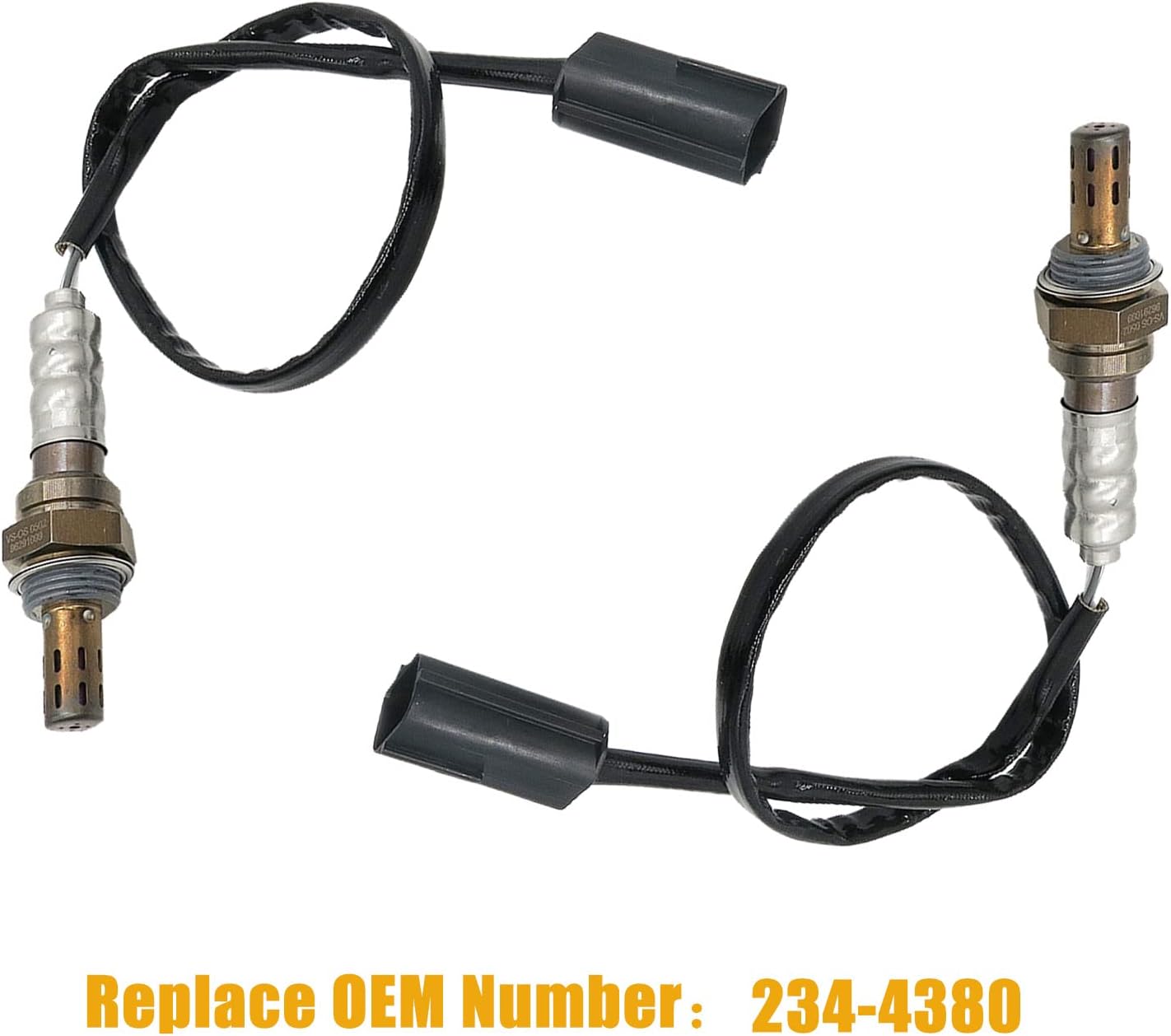 234-4380 Air Fuel Ratio O2 Oxygen Sensor Downstream Heated Replacement for 2007-2012 Nissan Sentra 2.0L 2.5L Versa 1.6L 1.8L, Oxygen O2 Sensor Compatible with N-issan S-entra Versa 07-12 2Pcs