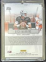 Vista 2 de 2023 Panini Prizm Throwback Arch Manning RC #PT-AM- Rookie NCAA Football Base Trading Card- Texas Longhorns- Online Exclusive- MS Sports Card