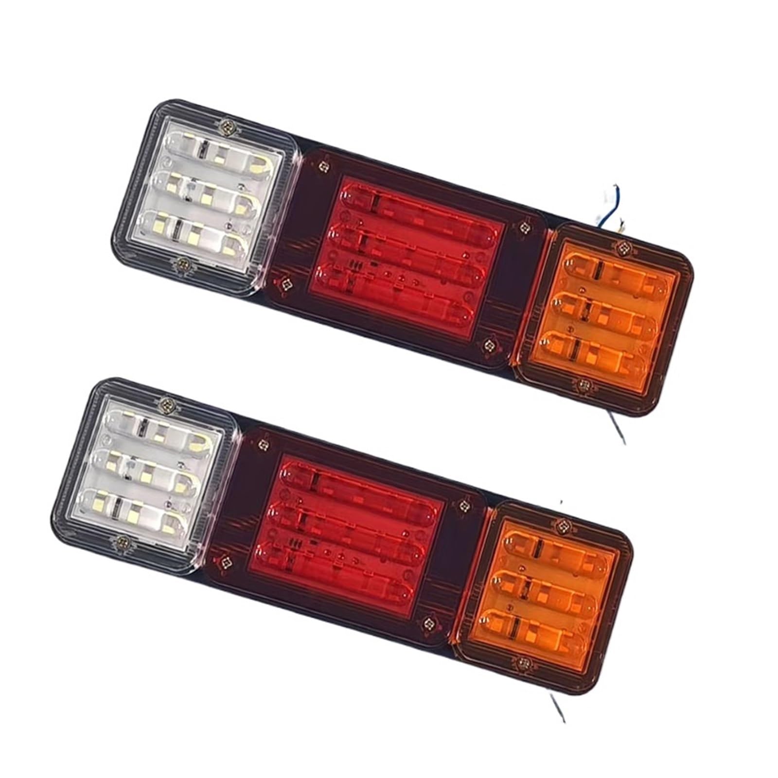 Genérico Luces traseras de coche 2X 12/24V LED para luz trasera de camión, para giro para luces señal, remolque, autobús, caravana(24V)