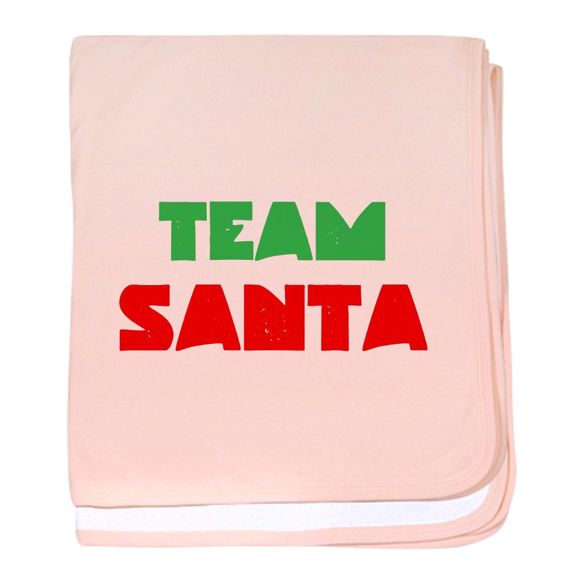 CafePress Team Santa Baby Blanket, Super Soft Newborn Swaddle