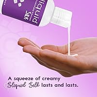 Vista 4 de Sliquid Silk Intimate Lubricant, Silicone & Water-Based Lube for Women & Men, Hypoallergenic, Waterproof, Unscented, 4.2 Fl Oz