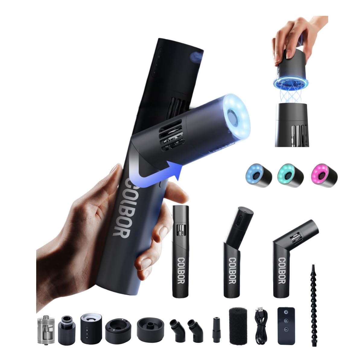 COLBOR CF5 Nebelmaschine Fog Machine für Fotografie, Nebelgerät für Bühnen und Streaming Szeneneffekte