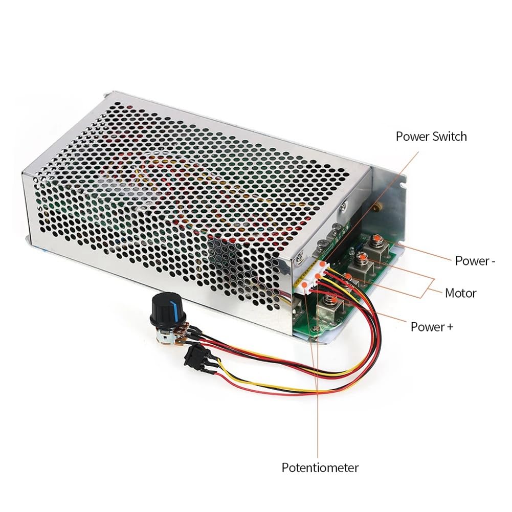 1 PCS DC Motor Drehzahlregler Regler DC 10V-50V 5000W 200A PWM Reversible Steuerung