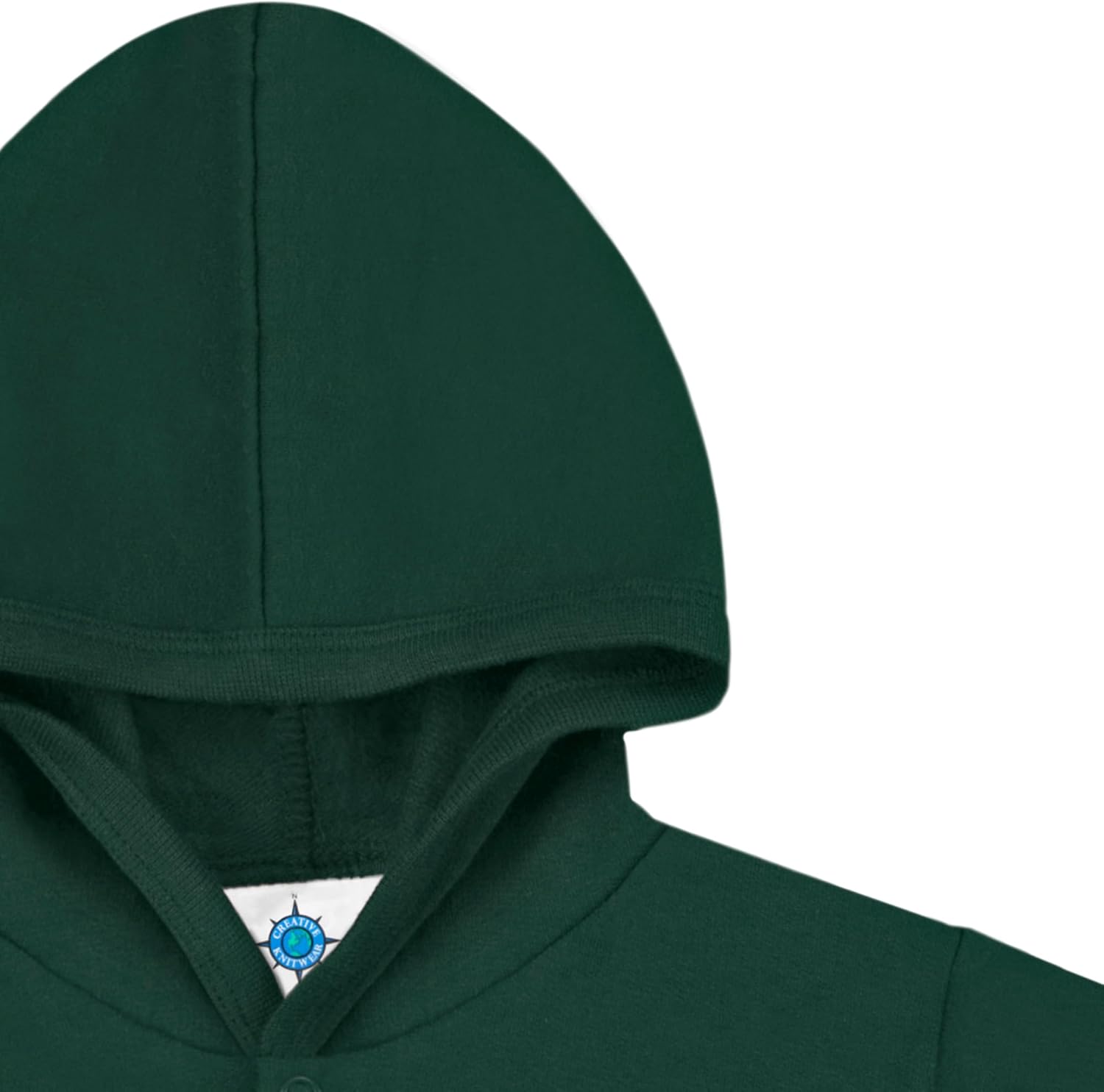 Creative Knitwear College Baby NCAA Officially Licensed Snap Hooded Jacket - South Florida Bulls Logo - Hunter - 0-3 Months