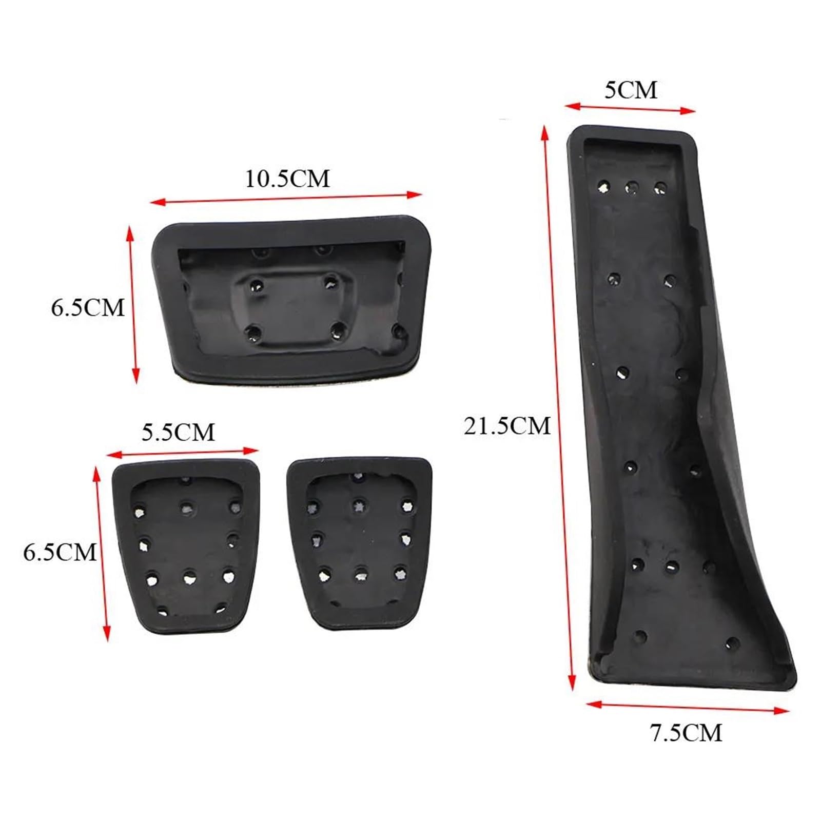 Bremspedal-Abdeckung Für Hyundai Palisade, Santa Fe, Tucson – Edelstahl & Gummi Set