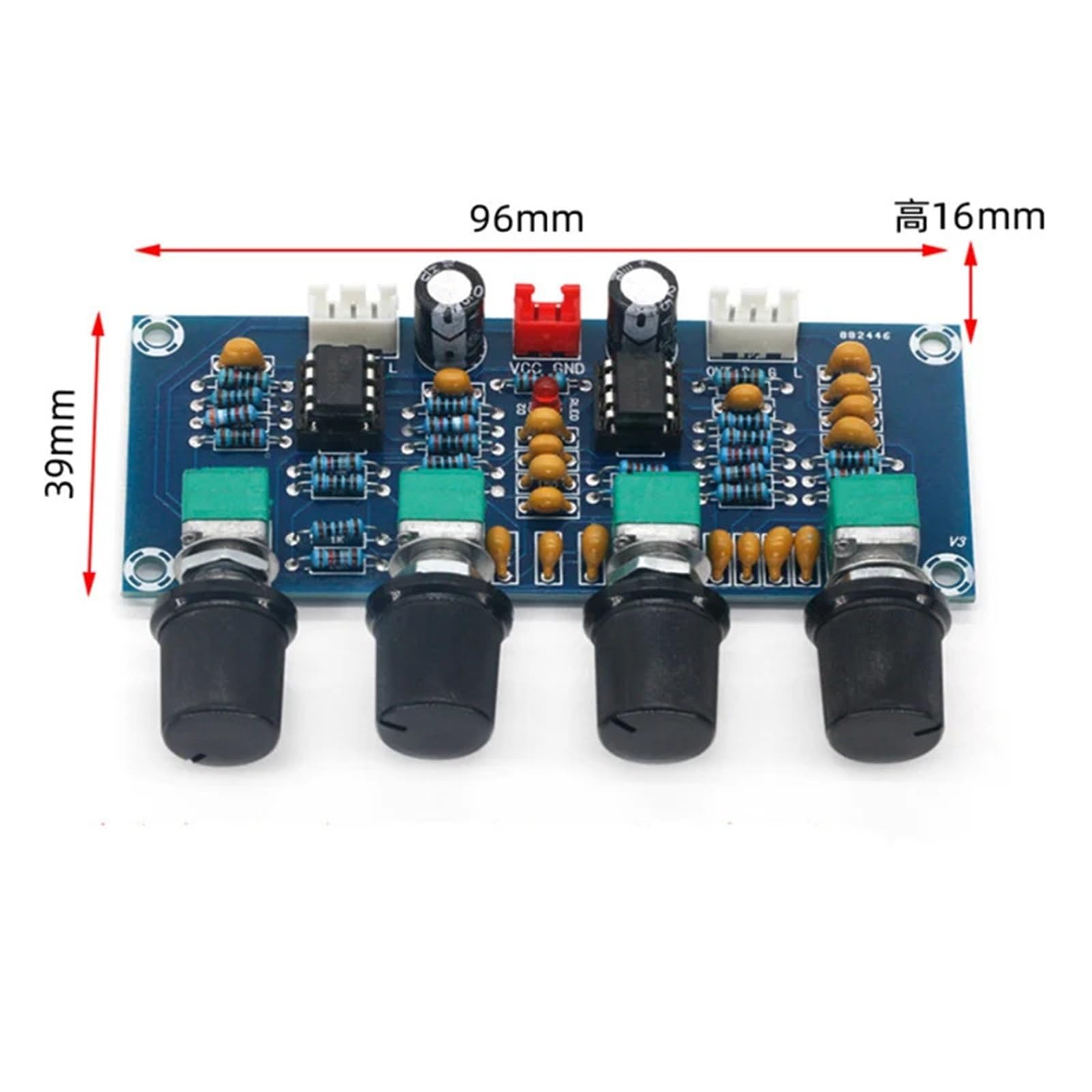 XH-A901 NE5532 Tone Board przedwzmacniacz przedwzmacniacz z regulacją głośności wysokich i basowych przedwzmacniacz Kontroler tonu dla karty wzmacniacza