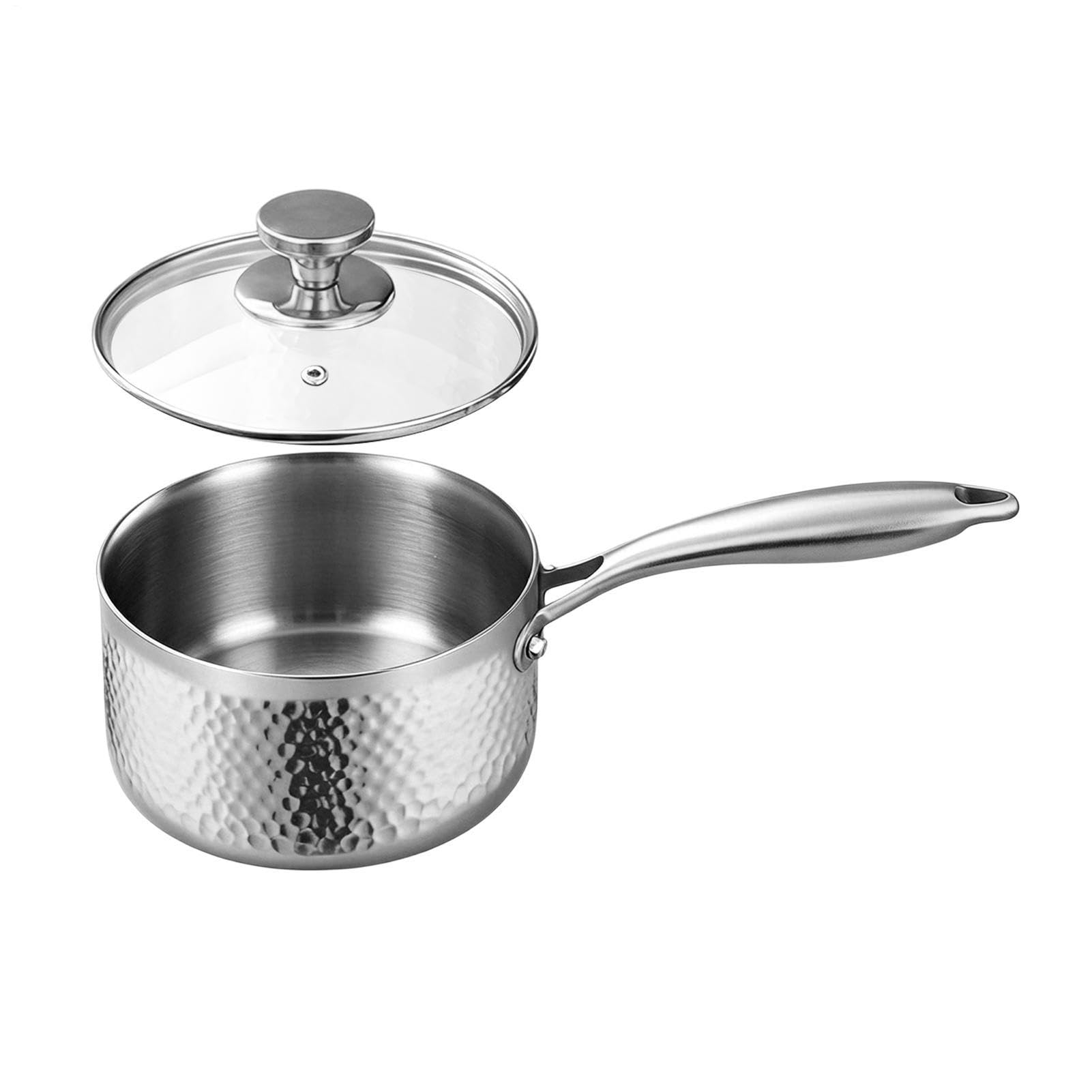 Casserole À Sauce Avec Couvercle Ustensile de Cuisine en Acier Inoxydable