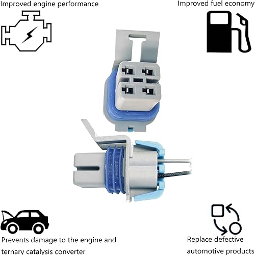 Miniatura 5 de Sensor de O2 Downstream Reemplazo para Pontiac 2007 2006 2005 G6 3.5L 3.6L 3.9L Sensor de oxígeno trasero 234-4651