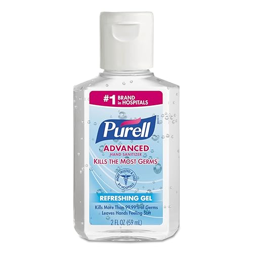 Miniatura 7 de Purell Advanced - Gel refrescante desinfectante de manos aroma limpio botella de tapa abatible de tamaño de viaje de 2 onzas líquidas paquete de 6