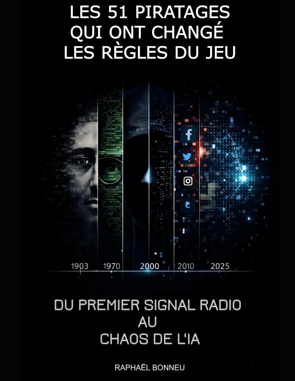 Les 51 piratages qui ont changé les règles du jeu: Du premier signal radio au chaos de l'IA