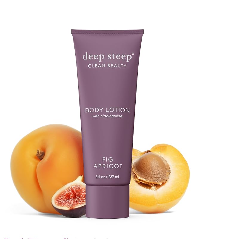Deep Steep Body Lotion, Fig Apricot, 8oz – Niacinamide, Vegan