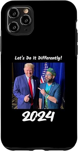 Funda con la bandera estadounidense para iPhone 11 Pro Max Trump y Otaola 2024 Vamos a hacerlo de manera diferente