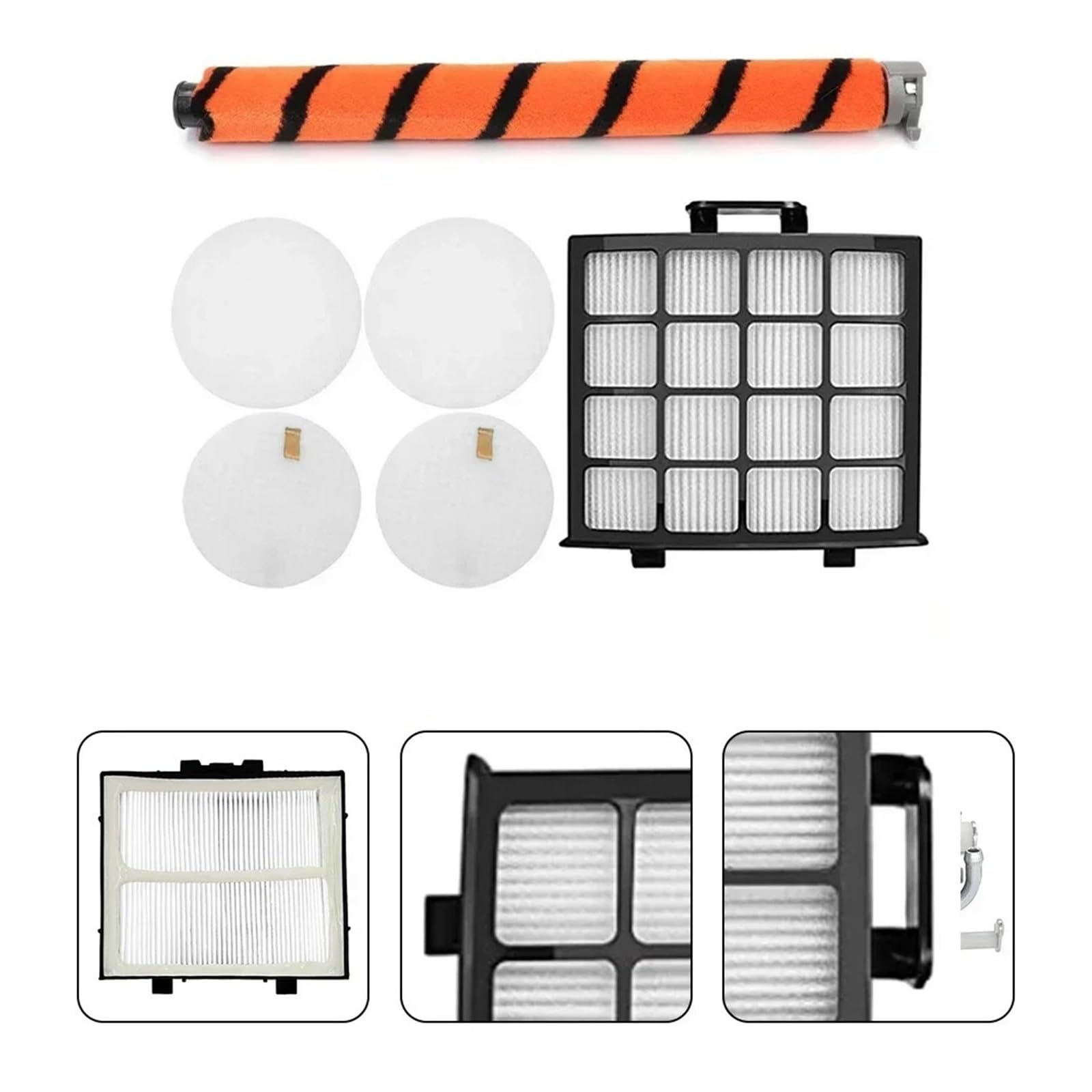 Kit Filtro for Aspirapolvere, Compatibile Con Shark, Serie PZ1000UK T PZ1000, Robot Spazzante Portatile Senza Fili