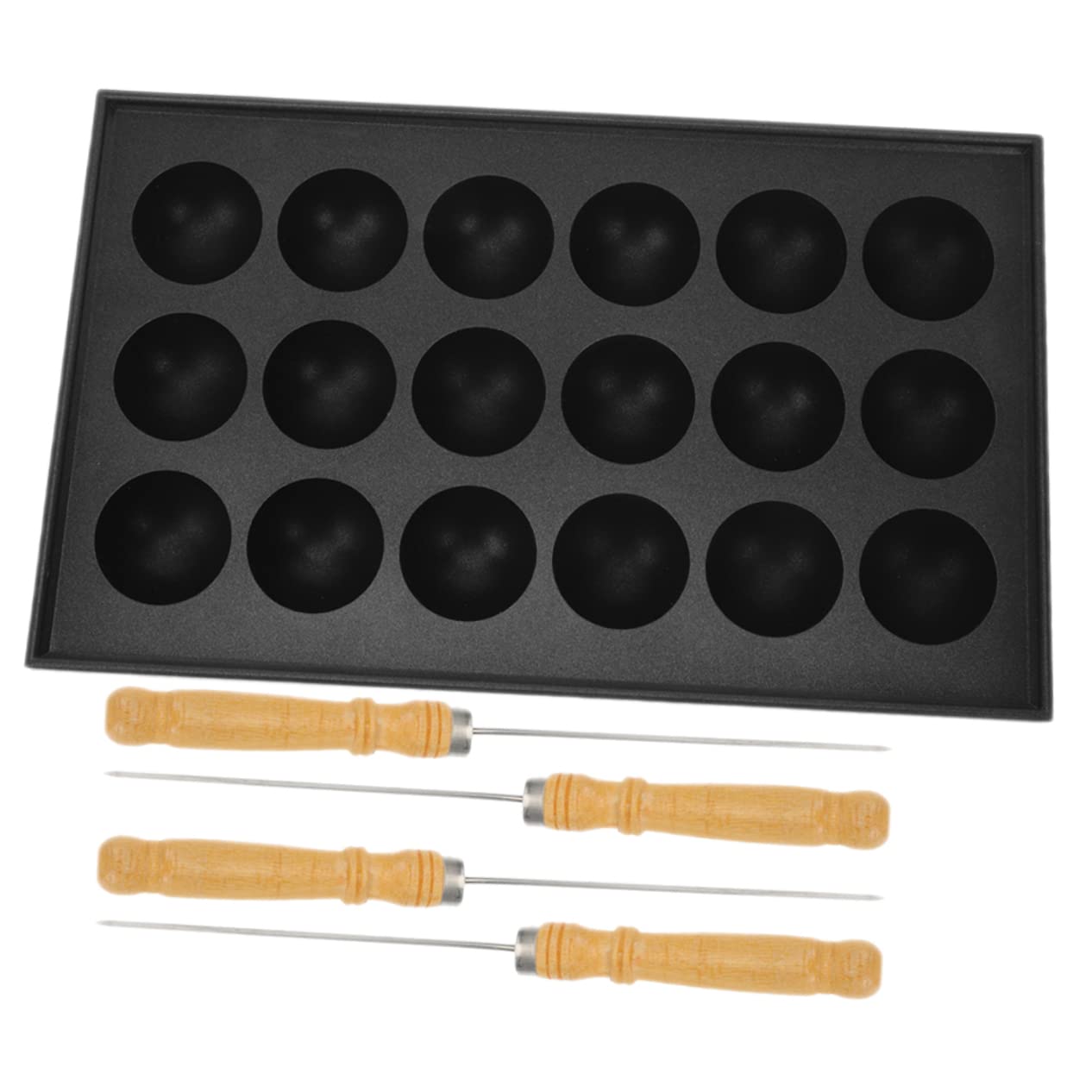 COLLBATH Plaque de Cuisson Perforée Ronde 28 Trous, Lot de 5