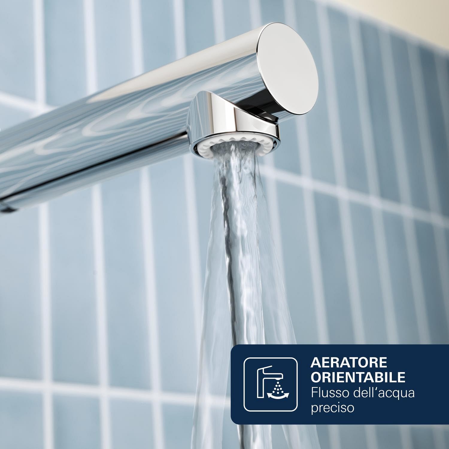 Grohe Miscelatore Monocomando per Lavello Essence New, Cromo 30269000