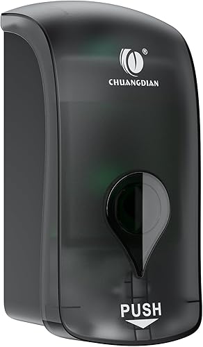 Dispensador de jabón espumoso para prensa manual, 35 oz (33.8 fl oz), dispensador de jabón recargable para montaje en pared, plástico ABS duradero,