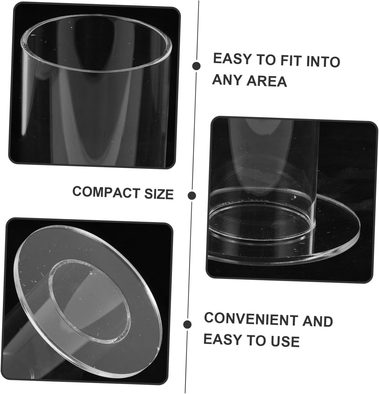 BESTYASH 5pcs Hair Tie Organizer Stand Tie Hanger Satin Scrunchies Holder Display