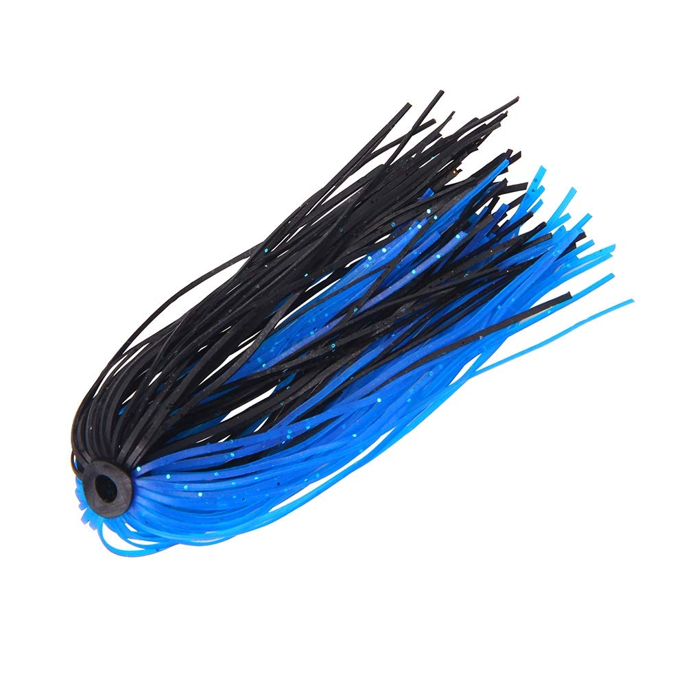 Zerone 600 Brins Silicone Souple 16 Cm - 12 Paquets De 50, Jupes Leurre Pêche DIY Pour Jig, Spinnerbait
