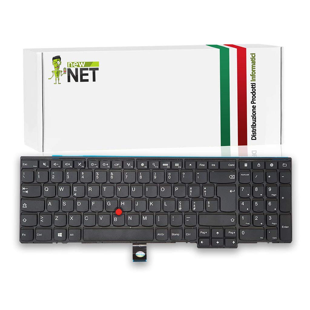 new net Keyboards - Tastiera Italiana Compatibile con Notebook Lenovo ThinkPad T540 T540P W540 W541 L540 L560 L570 T550 T560 P50s E531 E540 E545