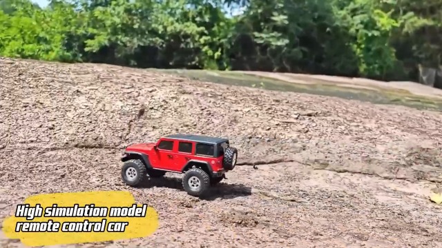 KIZJORYA RC Crawler 1:18 4x4 Climbing Truck with 2 Batteries, RC