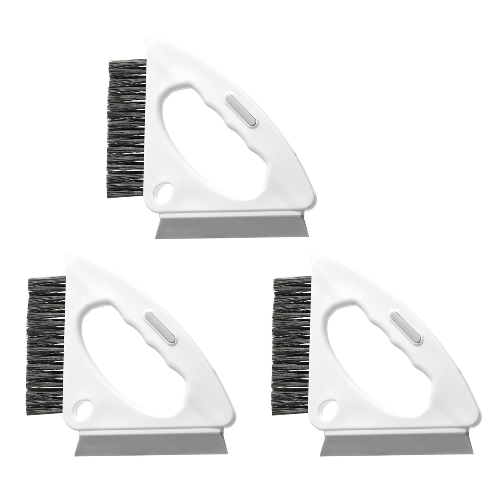 Crevices Cleaning Brush, Hard Bristled Gaps Scrub Brush with Scraper Toilet Gaps Cleaning Tool for Grout, Window Tracks Grout Cleaner