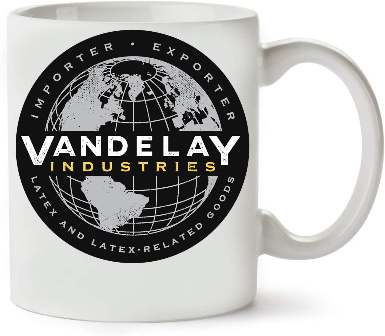 Top Banana Gifts Vandelay Industries V4 Logo - Seinfield- Classic Tv Tea Coffee Mug
