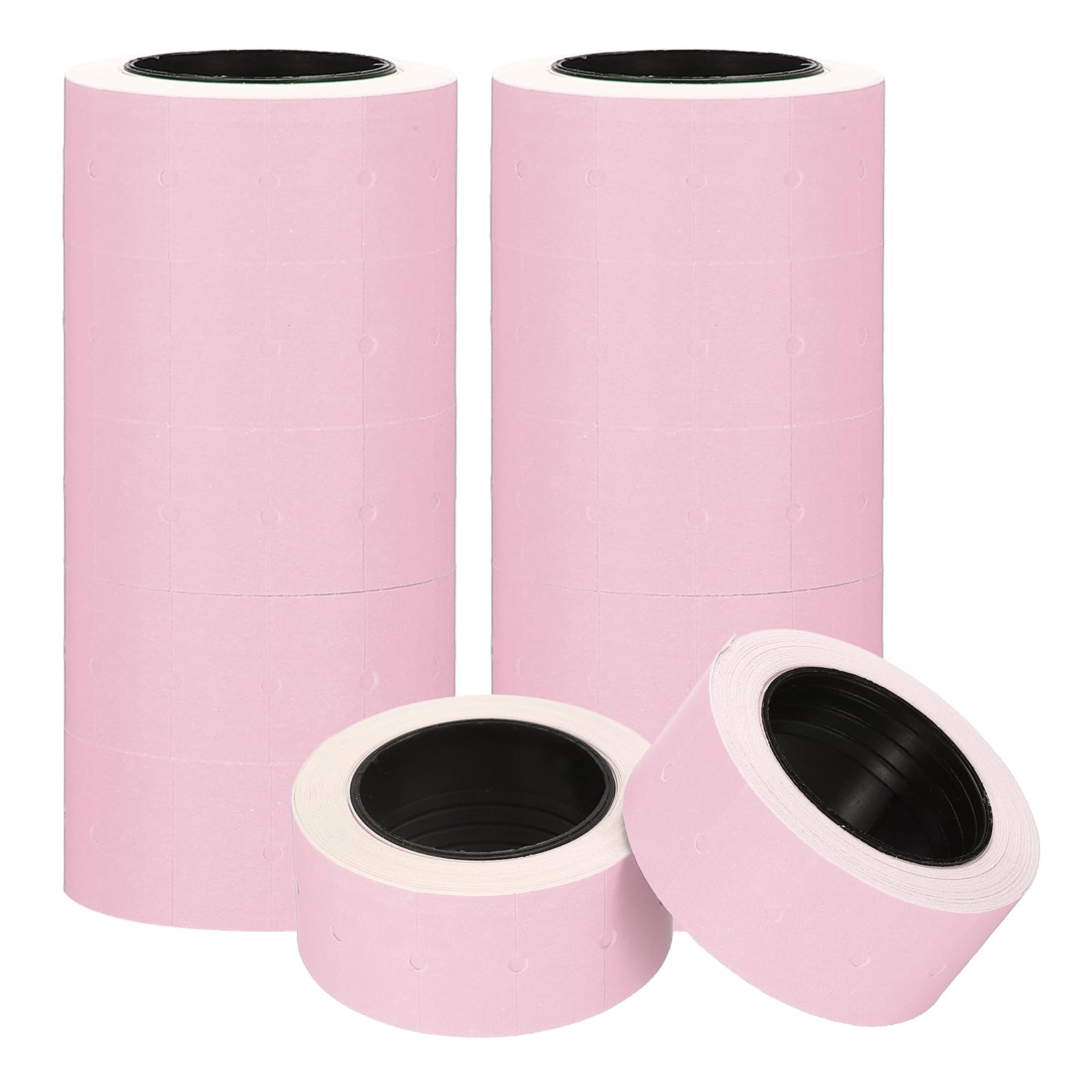 PATIKIL Price Gun Labels for Mx-5500, (10 Roll 4000Pcs, Pink), Sticky Price Marker Label Stickers Blank Tag Stickers, Suit for - Retail Shop Office