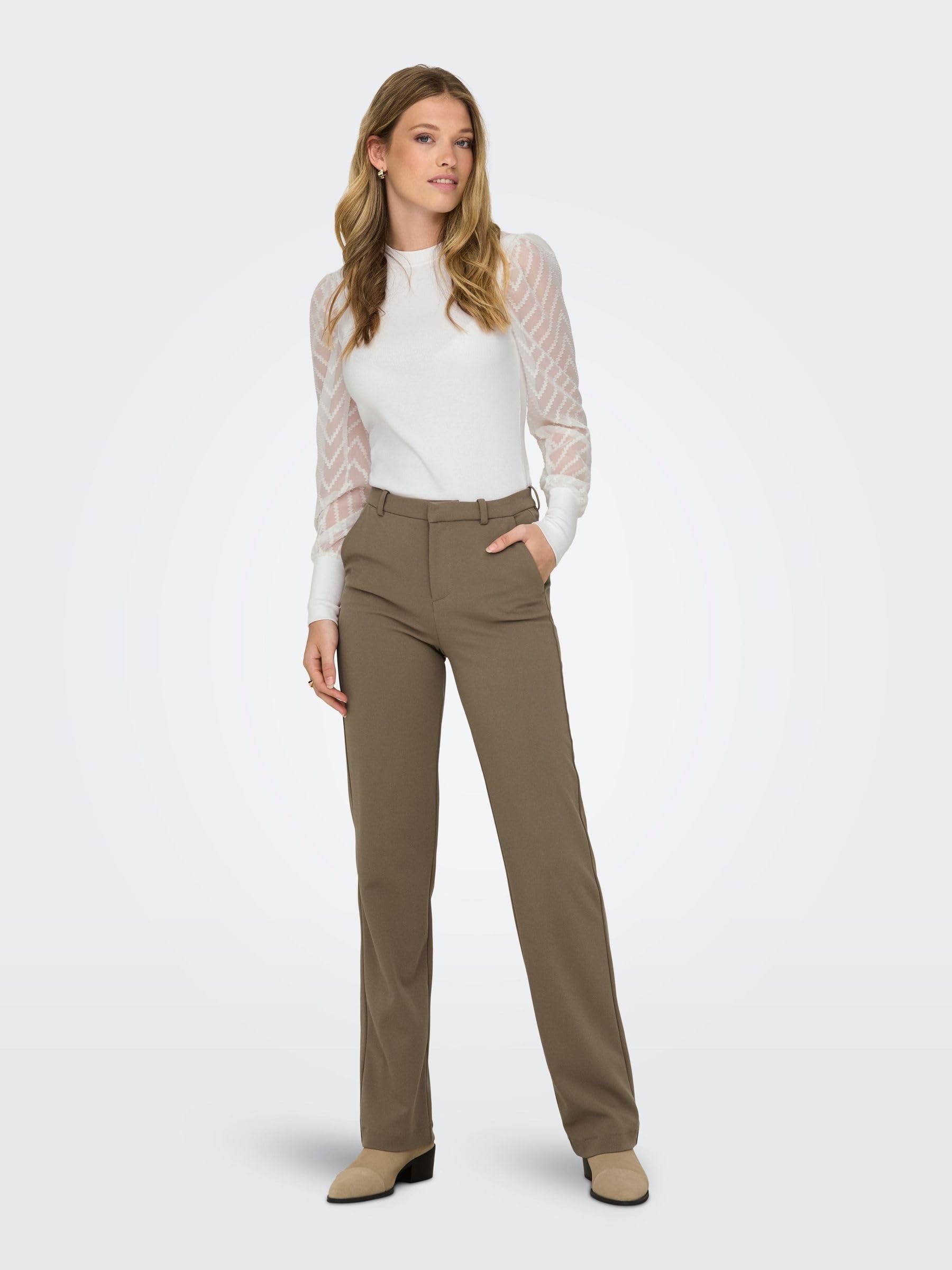 ONLY Female Hose ONLRAFFY-YO Gerade geschnitten Hose | Trousers
