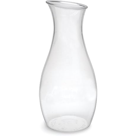 Carlisle Clear Plastic Decanter, Perfect for Any Occasion