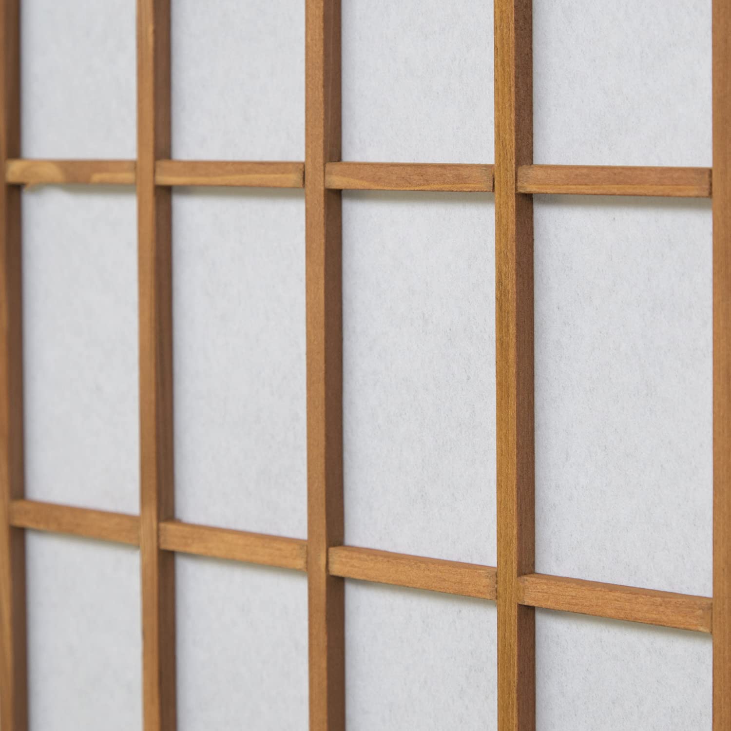 Homestyle4u 280, Houten 6 Comité Zaal Divider Natuur Licht Vouwend Scherm Beweegbare Verdeling Shoji Papier