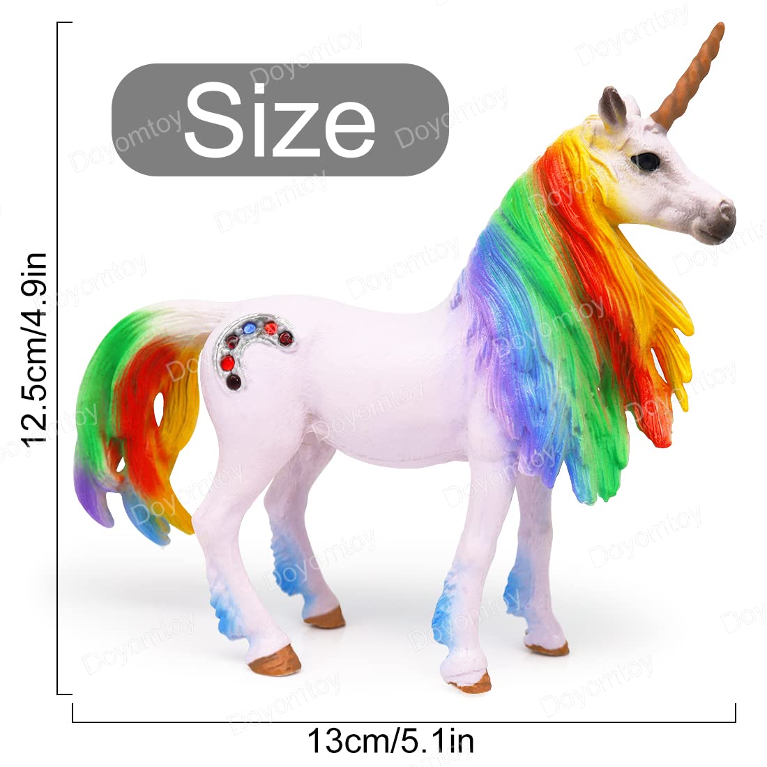 Set Unicorni Arcobaleno GlitZGlam - Alana E Penelope Per Giardino Delle Fate - Foto 9