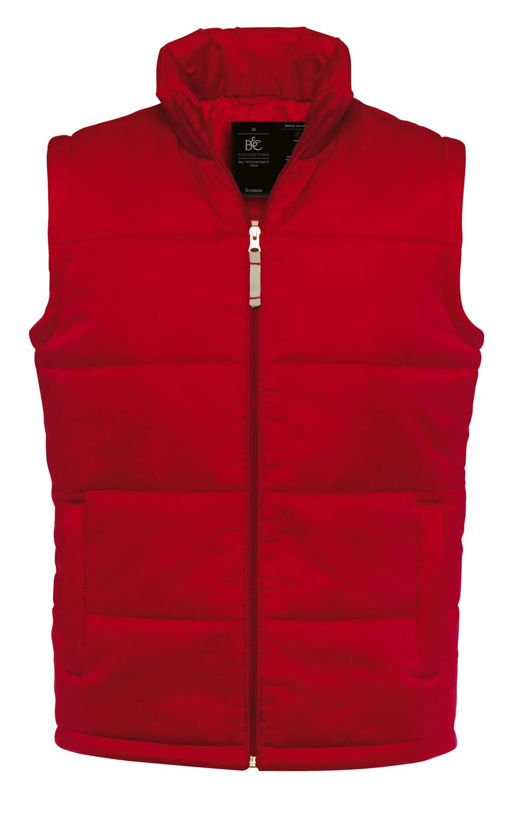 Chaleco Impermeable de Nylon rojo acolchado sin mangas talla grande 2XL 2