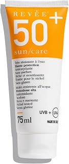 REVÉE Sun Care, Protezione Solare Cicatrici - SPF 50+ Viso e Corpo – Protegge Cicatrici, nei, Macchie Solari – Made in Italy – Nickel Tested, Gluten Free – 75 ml