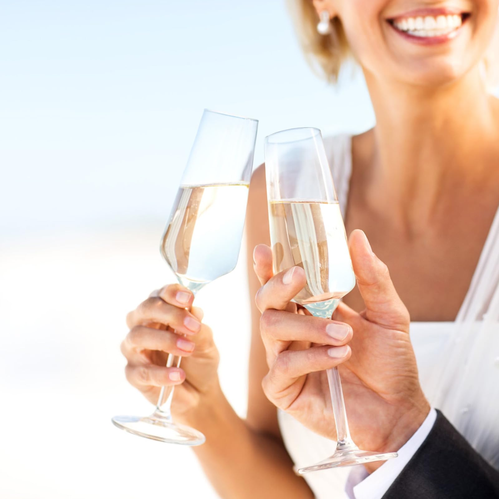 Elegant Champagne Glasses - Set of 2 -5