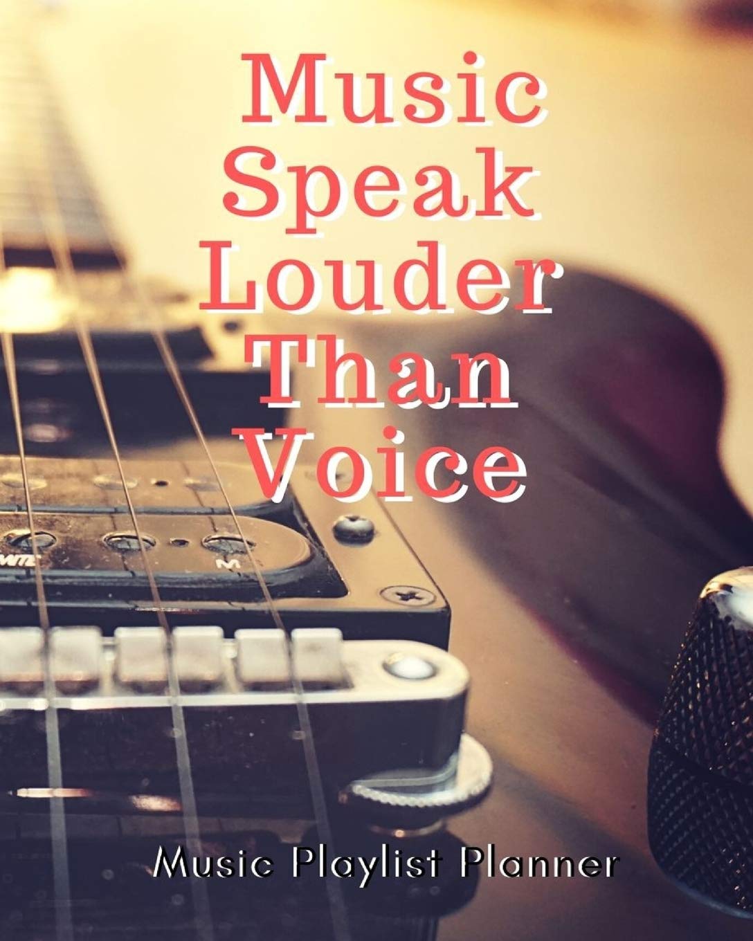 Buy Music Speak Louder Than Voice DJ mix playlist journal Weekly