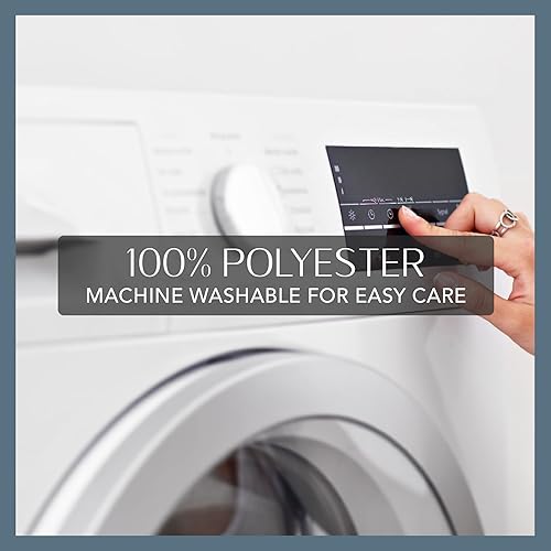 Miniatura 4 de Elrene Home Fashions Poppy Wildflower - Mantel de tela con borde botánico, rectangular, 60 x 84 pulgadas