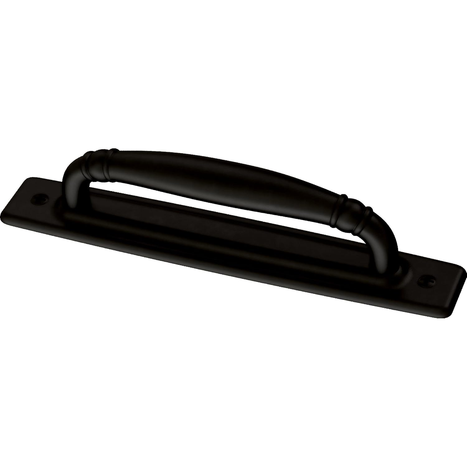 Franklin Brass (5-Pack) – Matte Black Cabinet Handles, 4 Inch Hole Center, Casual Pulls for Drawers, Kitchen Cabinet Door, Dressers | Iron Craft