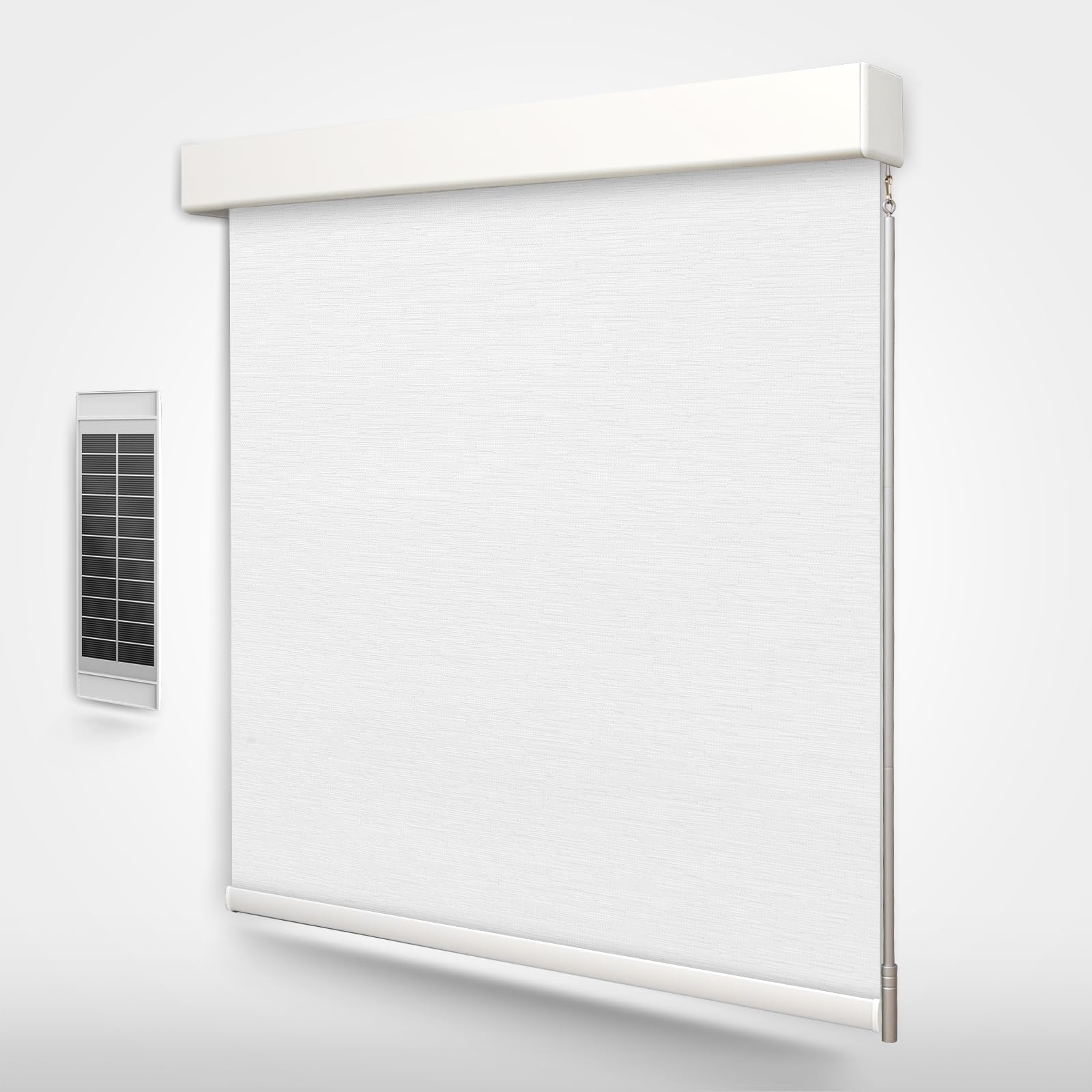 Amazon｜電動ロールスクリーン 遮光ロールカーテン つっぱり棒電動