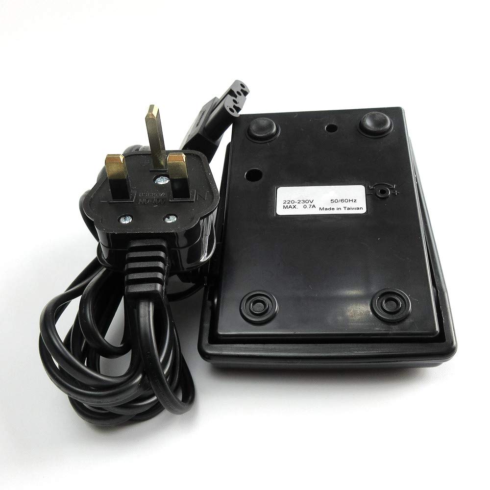 220 V UK wtyczka kontroler nożny, pedał do maszyny do szycia Bernina 700 800 modeli