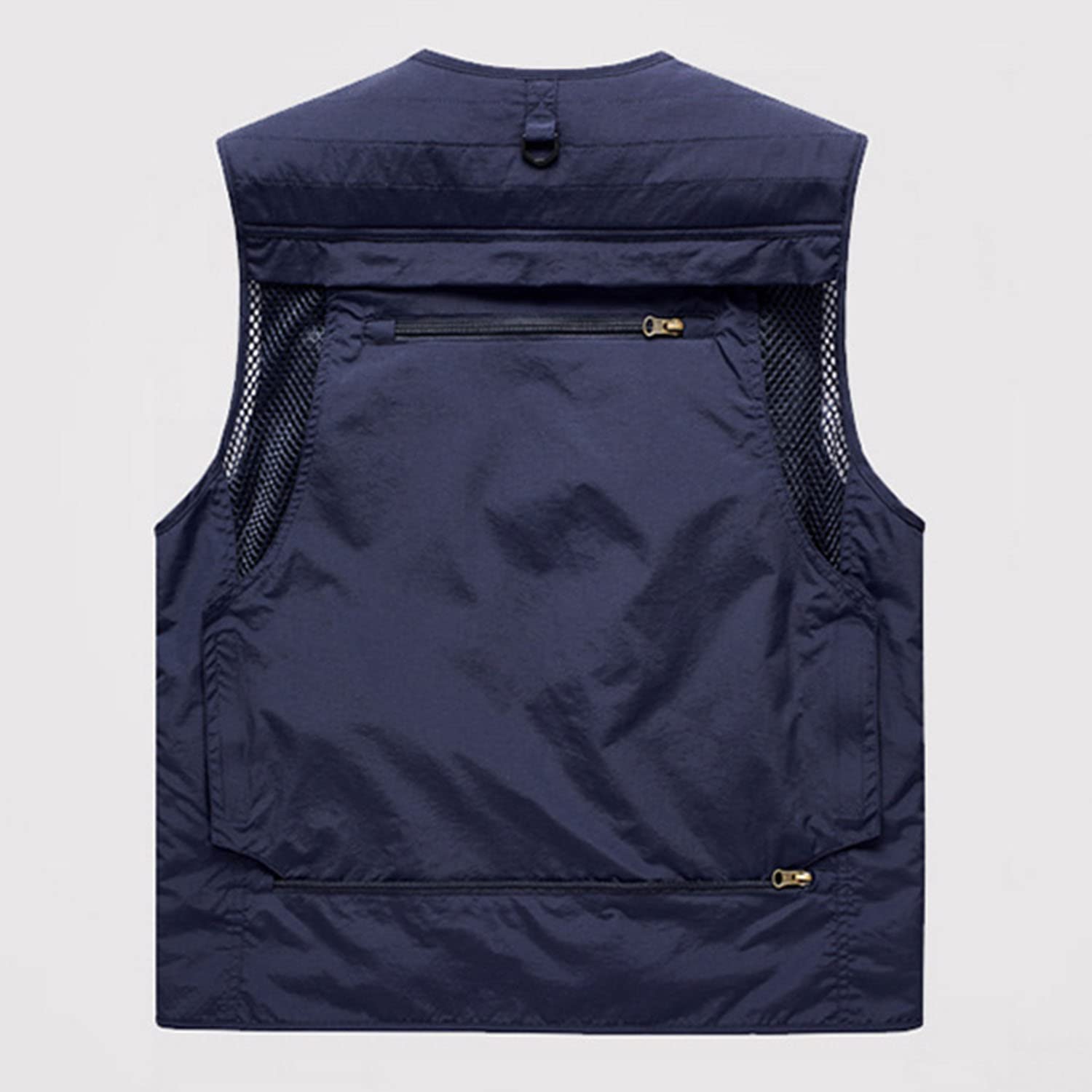 Chaleco para Hombre Chaleco Sin Mangas con Multibolsillos Chaleco De Pesca Casual para Exteriores Chaleco Transpirable De Verano para Fotografía Chaqueta De Viaje