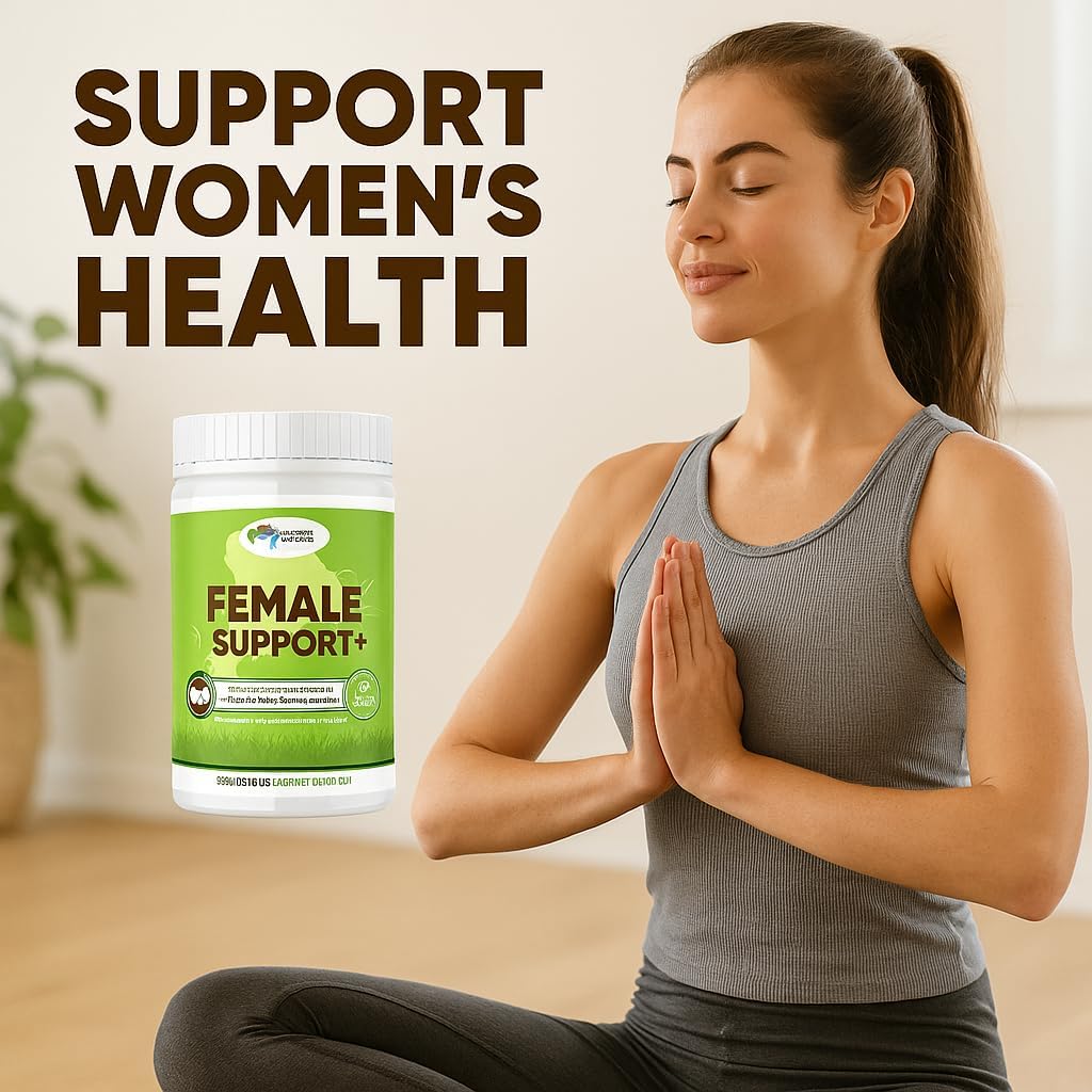 GRASSLAND NUTRITION 100% Organic Australian: Female Support Beef Organ Blend - High in CoQ10, B12, Iodine (180 Capsules)