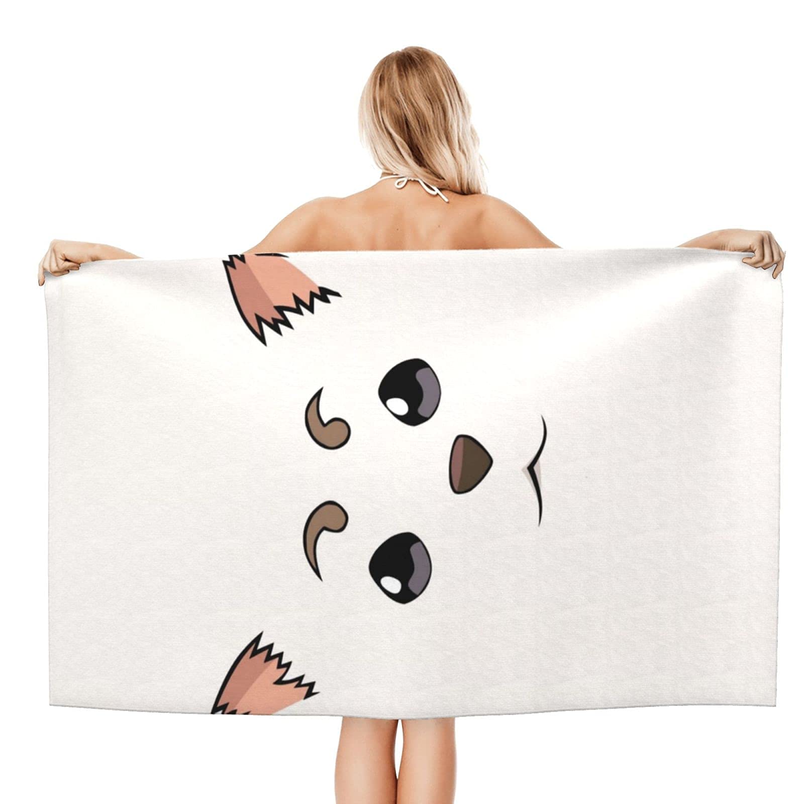 Amazon｜銀魂 定春 タオル バスタオル 家庭用 耐久性 速乾 人気 吸水